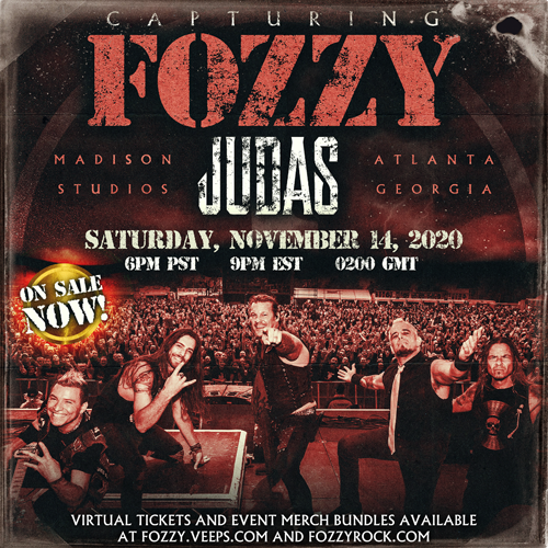 Fozzy – Madison Studios, Atlanta, GA 11/14/20